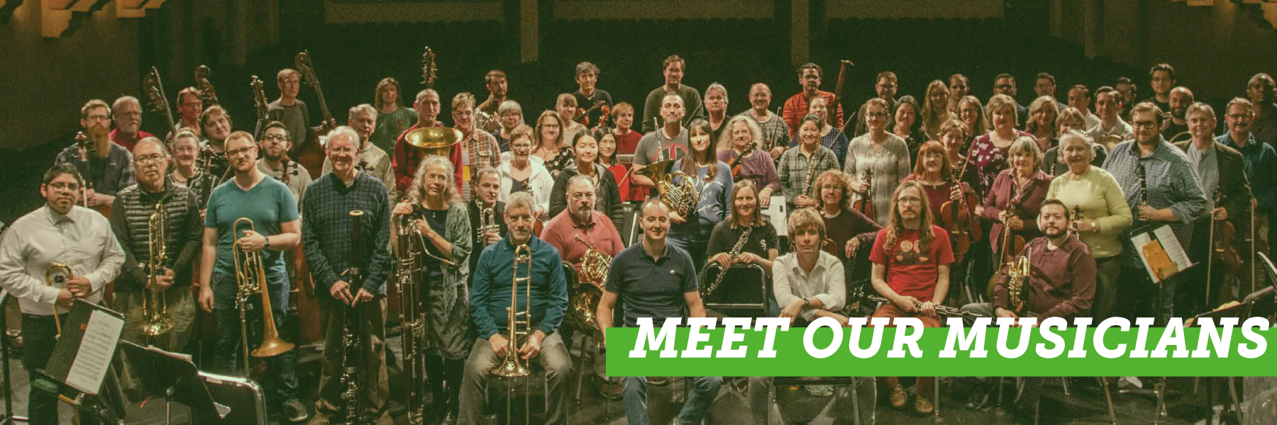 page header image of North State Symphony musicians