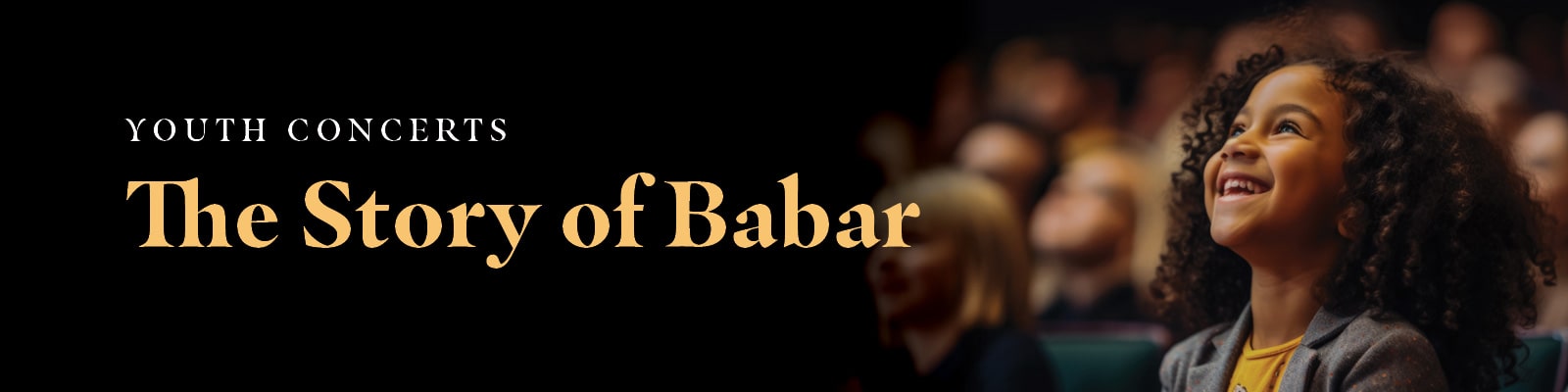 The words The Story of Barbar over an image of a little girl smiling and clapping